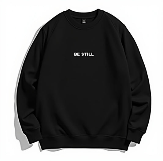 "BE STILL” BLACK LONG SLEEVE
